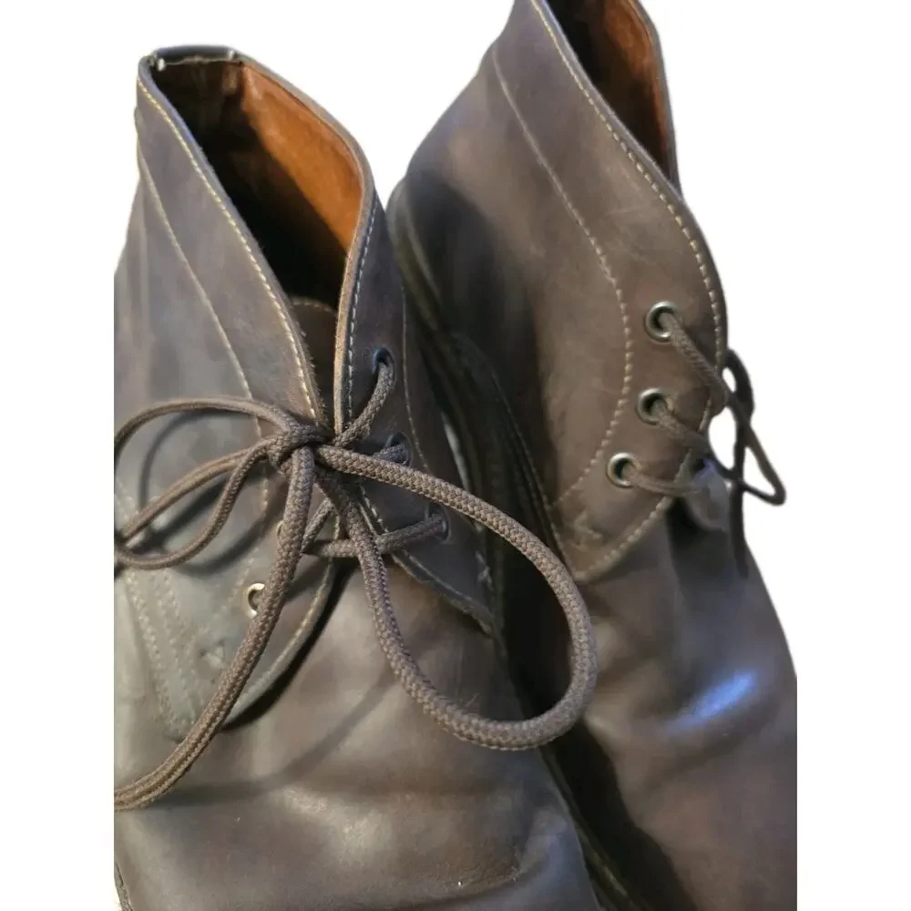WOLVERINE 1883 Francisco Brown Chukka Boot Men 8.5 W00768 Leather Boots Lace Up
